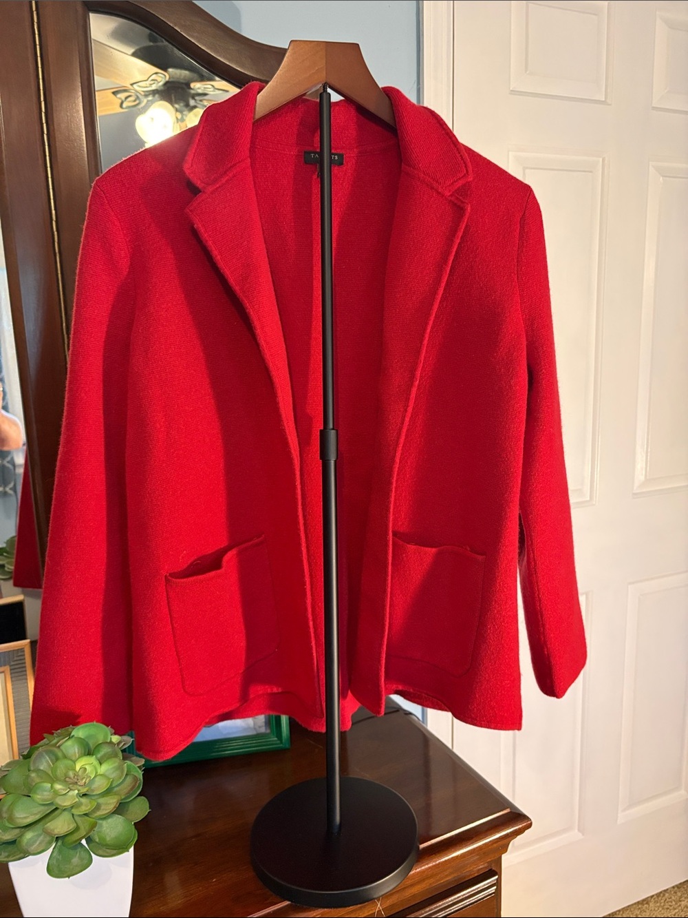 Talbot’s Classic Red Open-Front Women's Jacket -